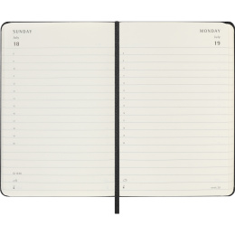 Kalenteri 12M Daily 2027 Hardcover Pocket Black ryhmässä Paperit ja Lehtiöt / Kalenterit / 12 kk kalenterit @ Pen Store (137432)