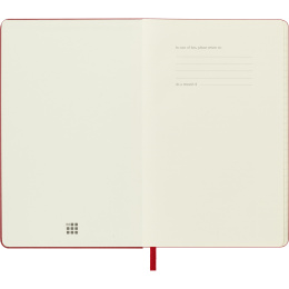 Kalenteri 12M Daily 2027 Hardcover Pocket Red ryhmässä Paperit ja Lehtiöt / Kalenterit / 12 kk kalenterit @ Pen Store (137435)
