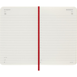 Kalenteri 12M Daily 2027 Softcover Pocket Red ryhmässä Paperit ja Lehtiöt / Kalenterit / 12 kk kalenterit @ Pen Store (137436)