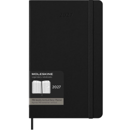Kalenteri 12M Weekly Vertical PRO 2027 Hardcover Large Black ryhmässä Paperit ja Lehtiöt / Kalenterit / 12 kk kalenterit @ Pen Store (137442)