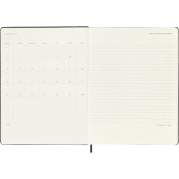 Kalenteri 12M Weekly Vertical PRO 2027 Hardcover Large Black ryhmässä Paperit ja Lehtiöt / Kalenterit / 12 kk kalenterit @ Pen Store (137442)