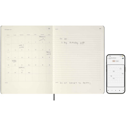 Kalenteri 12M Smart PRO Digital Weekly Vertical 2027 XL Black ryhmässä Paperit ja Lehtiöt / Kalenterit / 12 kk kalenterit @ Pen Store (137444)