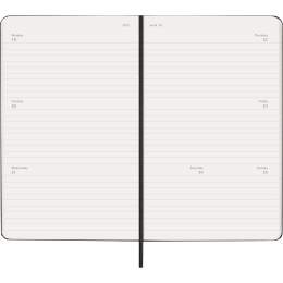 Kalenteri 12M Weekly Horizontal 2027 Hardcover Large Black  ryhmässä Paperit ja Lehtiöt / Kalenterit / 12 kk kalenterit @ Pen Store (137446)