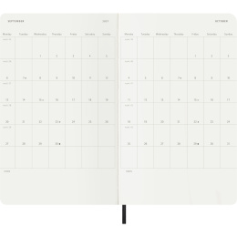 Kalenteri 12M Weekly Horizontal 2027 Softcover Large Black ryhmässä Paperit ja Lehtiöt / Kalenterit / 12 kk kalenterit @ Pen Store (137447)