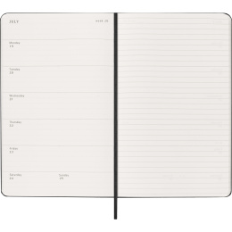 Kalenteri 12M Weekly Notebook 2027 Hardcover Large Black  ryhmässä Paperit ja Lehtiöt / Kalenterit / 12 kk kalenterit @ Pen Store (137450)