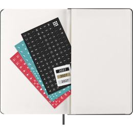 Kalenteri 12M Weekly Notebook 2027 Hardcover Large Black  ryhmässä Paperit ja Lehtiöt / Kalenterit / 12 kk kalenterit @ Pen Store (137450)