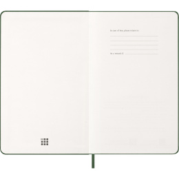 Kalenteri 12M Weekly Notebook 2027 Hardcover Large Myrtle Green  ryhmässä Paperit ja Lehtiöt / Kalenterit / 12 kk kalenterit @ Pen Store (137452)