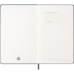 Kalenteri 12M Weekly Notebook 2027 Hardcover Large Sapphire Blue  ryhmässä Paperit ja Lehtiöt / Kalenterit / 12 kk kalenterit @ Pen Store (137457)