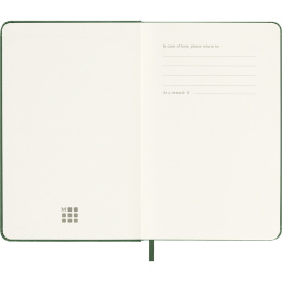 Kalenteri 12M Weekly Notebook 2027 Hardcover Pocket Myrtle Green  ryhmässä Paperit ja Lehtiöt / Kalenterit / 12 kk kalenterit @ Pen Store (137460)