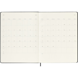 Kalenteri 12M Weekly Notebook 2027 Hardcover XL Black  ryhmässä Paperit ja Lehtiöt / Kalenterit / 12 kk kalenterit @ Pen Store (137466)