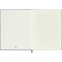 Kalenteri 12M Weekly Notebook 2027 Hardcover XL Sapphire Blue  ryhmässä Paperit ja Lehtiöt / Kalenterit / 12 kk kalenterit @ Pen Store (137468)