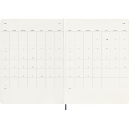 Kalenteri 12M Weekly Notebook 2027 Softcover XL Sapphire Blue  ryhmässä Paperit ja Lehtiöt / Kalenterit / 12 kk kalenterit @ Pen Store (137469)
