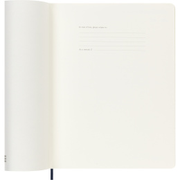 Kalenteri 12M Weekly Notebook 2027 Softcover XL Sapphire Blue  ryhmässä Paperit ja Lehtiöt / Kalenterit / 12 kk kalenterit @ Pen Store (137469)