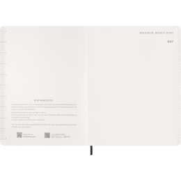 Kalenteri 12M Weekly Vertical 2027 Essential Softcover XXL Black ryhmässä Paperit ja Lehtiöt / Kalenterit / 12 kk kalenterit @ Pen Store (137472)