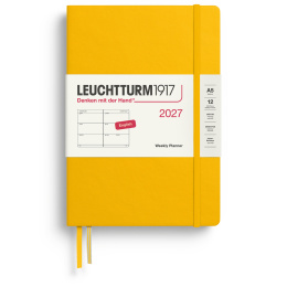 Kalenteri Weekly Planner 2027 A5 Sunflower ryhmässä Paperit ja Lehtiöt / Kalenterit / 12 kk kalenterit @ Pen Store (137489)