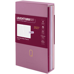 Kalenteri Quarterly Planner 2027 Shades of Rose ryhmässä Paperit ja Lehtiöt / Kalenterit / 12 kk kalenterit @ Pen Store (137524)