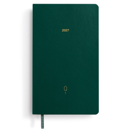 Kalenteri Quarterly Planner 2027 Shades of Green ryhmässä Paperit ja Lehtiöt / Kalenterit / 12 kk kalenterit @ Pen Store (137525)