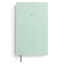 Kalenteri Quarterly Planner 2027 Shades of Green ryhmässä Paperit ja Lehtiöt / Kalenterit / 12 kk kalenterit @ Pen Store (137525)