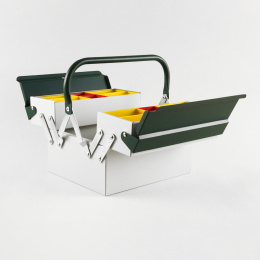 Toolbox Atena Grey/Green ryhmässä Askartelu ja Harrastus / Järjestää / Laatikko @ Pen Store (137546)