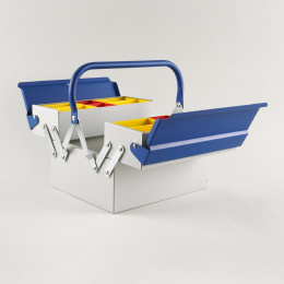 Toolbox Atena Grey/Blue ryhmässä Askartelu ja Harrastus / Järjestää / Laatikko @ Pen Store (137548)