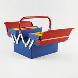 Toolbox Atena Blue/Red ryhmässä Askartelu ja Harrastus / Järjestää / Laatikko @ Pen Store (137551)