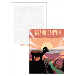 Color by Numbers: US National Parks ryhmässä Askartelu ja Harrastus / Kirjat / Ohjekirjat @ Pen Store (137576)