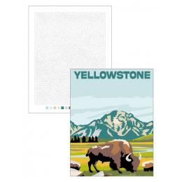 Color by Numbers: US National Parks ryhmässä Askartelu ja Harrastus / Kirjat / Ohjekirjat @ Pen Store (137576)
