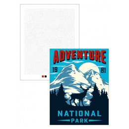 Color by Numbers: US National Parks ryhmässä Askartelu ja Harrastus / Kirjat / Ohjekirjat @ Pen Store (137576)