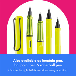 Safari Lyijytäytekynä 0.5 Neon Yellow ryhmässä Kynät / Kirjoittaminen / Lyijytäytekynät @ Pen Store (137582)