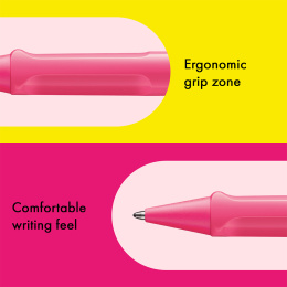 Safari Kuulakärkikynä Neon Pink ryhmässä Kynät / Fine Writing / Kuulakärkikynät @ Pen Store (137586)