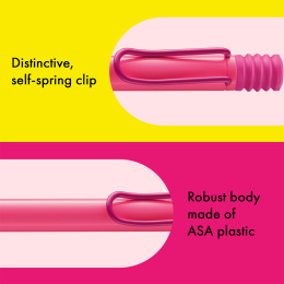 Safari Kuulakärkikynä Neon Pink ryhmässä Kynät / Fine Writing / Kuulakärkikynät @ Pen Store (137586)