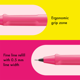 Safari Lyijytäytekynä 0.5 Neon Pink ryhmässä Kynät / Kirjoittaminen / Lyijytäytekynät @ Pen Store (137588)