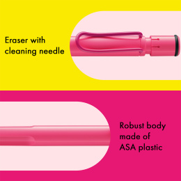 Safari Lyijytäytekynä 0.5 Neon Pink ryhmässä Kynät / Kirjoittaminen / Lyijytäytekynät @ Pen Store (137588)