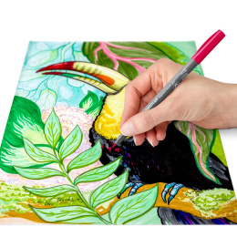 Pigment Arts Brush Pen 12-setti Nature ryhmässä Kynät / Taiteilijakynät / Sivellinkynät @ Pen Store (137622)