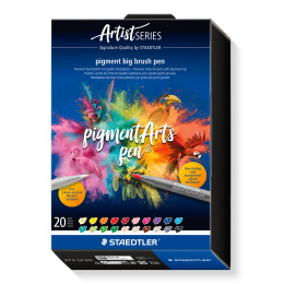 Pigment Arts Big Brush Pen 20-setti + ryhmässä Kynät / Taiteilijakynät / Sivellinkynät @ Pen Store (137631)
