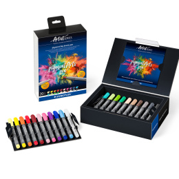 Pigment Arts Big Brush Pen 20-setti + ryhmässä Kynät / Taiteilijakynät / Sivellinkynät @ Pen Store (137631)