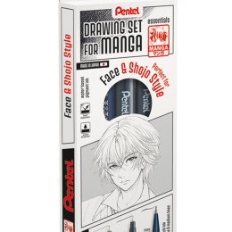 Drawing Set Manga Face & Shojo ryhmässä Kynät / Taiteilijakynät / Finelinerit @ Pen Store (137666)