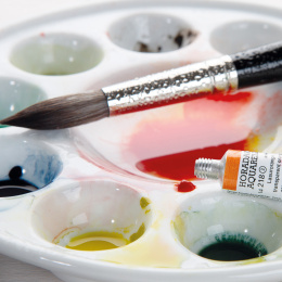 Horadam Aquarell Wood 20 ml 12-set ryhmässä Taiteilijatarvikkeet / Taiteilijavärit / Akvarellivärit / Vesiväri tuubissa @ Pen Store (137790)