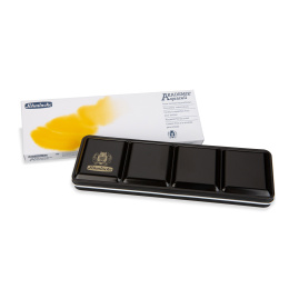 Akademie Akvarelli Half Pans 12-setti + 12 tyhjät ryhmässä Taiteilijatarvikkeet / Taiteilijavärit / Akvarellivärit / Akvarellinapit @ Pen Store (137801)