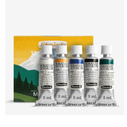 Horadam Gouache 5x5 ml Mountain Top ryhmässä Taiteilijatarvikkeet / Taiteilijavärit / Guassivärit @ Pen Store (137805)
