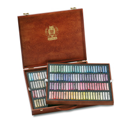 Soft Pastel Wooden Box 200-setti ryhmässä Taiteilijatarvikkeet / Liidut ja lyijyt / Pastelliliidut @ Pen Store (137812)