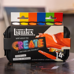Akryylimaali Basics Creator's Set 6x22 ml ryhmässä Taiteilijatarvikkeet / Taiteilijavärit / Akryylivärit @ Pen Store (137828)