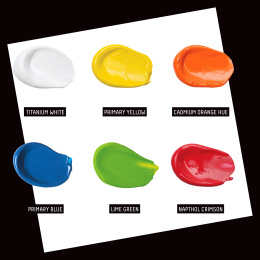 Akryylimaali Basics Creator's Set 6x22 ml ryhmässä Taiteilijatarvikkeet / Taiteilijavärit / Akryylivärit @ Pen Store (137828)