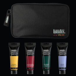Akryyliväri Basics Gem Theory Set 4 x 118 ml ryhmässä Taiteilijatarvikkeet / Taiteilijavärit / Akryylivärit @ Pen Store (137832)