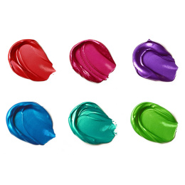 Akryyliväri Basics Metallic Set 6x22 ml ryhmässä Taiteilijatarvikkeet / Taiteilijavärit / Akryylivärit @ Pen Store (137836)