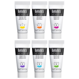 Akryyliväri Heavy Body Vibrant Set 6x22 ml ryhmässä Taiteilijatarvikkeet / Taiteilijavärit / Akryylivärit @ Pen Store (137846)