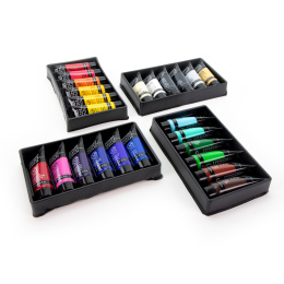Akryyliväri Basics Set 24x22 ml ryhmässä Taiteilijatarvikkeet / Taiteilijavärit / Akryylivärit @ Pen Store (137849)