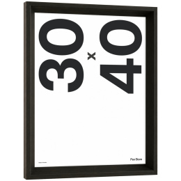 Espresso puukehys 30x40 cm ryhmässä Askartelu ja Harrastus / Järjestää / Kehykset / Ruskeat kehykset @ Pen Store (137896)