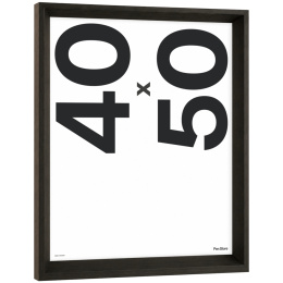 Espresso puukehys 40x50 cm ryhmässä Askartelu ja Harrastus / Järjestää / Kehykset / Ruskeat kehykset @ Pen Store (137898)