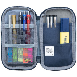 Kynäkotelo Smart-fit Compact Navy ryhmässä Kynät / Kynätarvikkeet / Penaalit ja kynäkotelot @ Pen Store (137914)